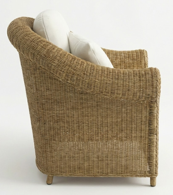 Aegan Lounge Chair Side - Sunbrella Natural